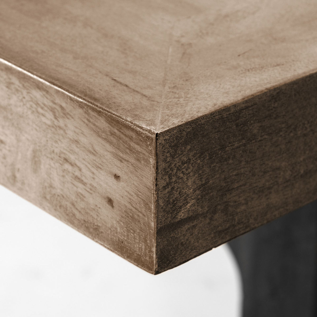 AX BROWN WOOD DINING TABLE