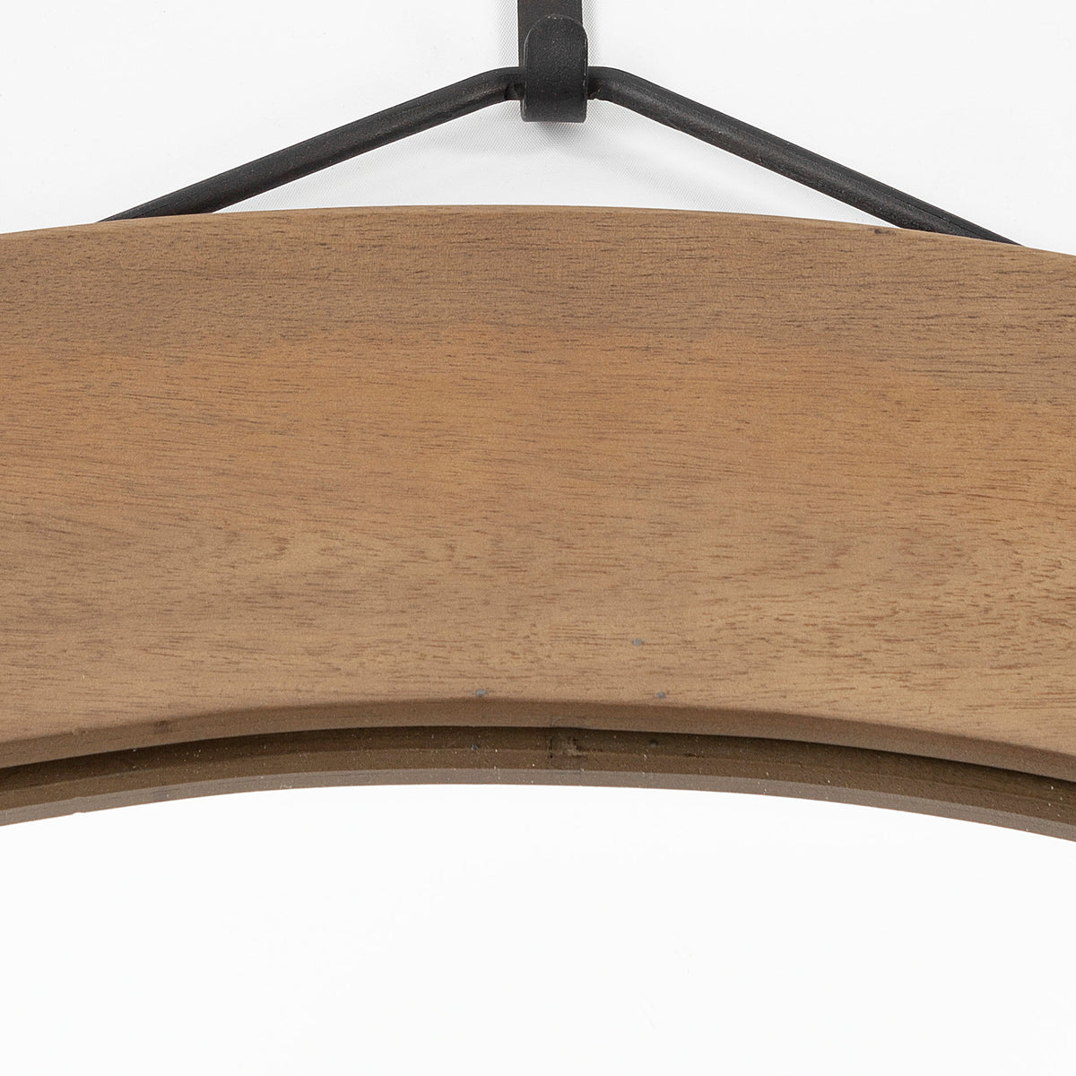 AVRAM ROUND WOOD MIRROR