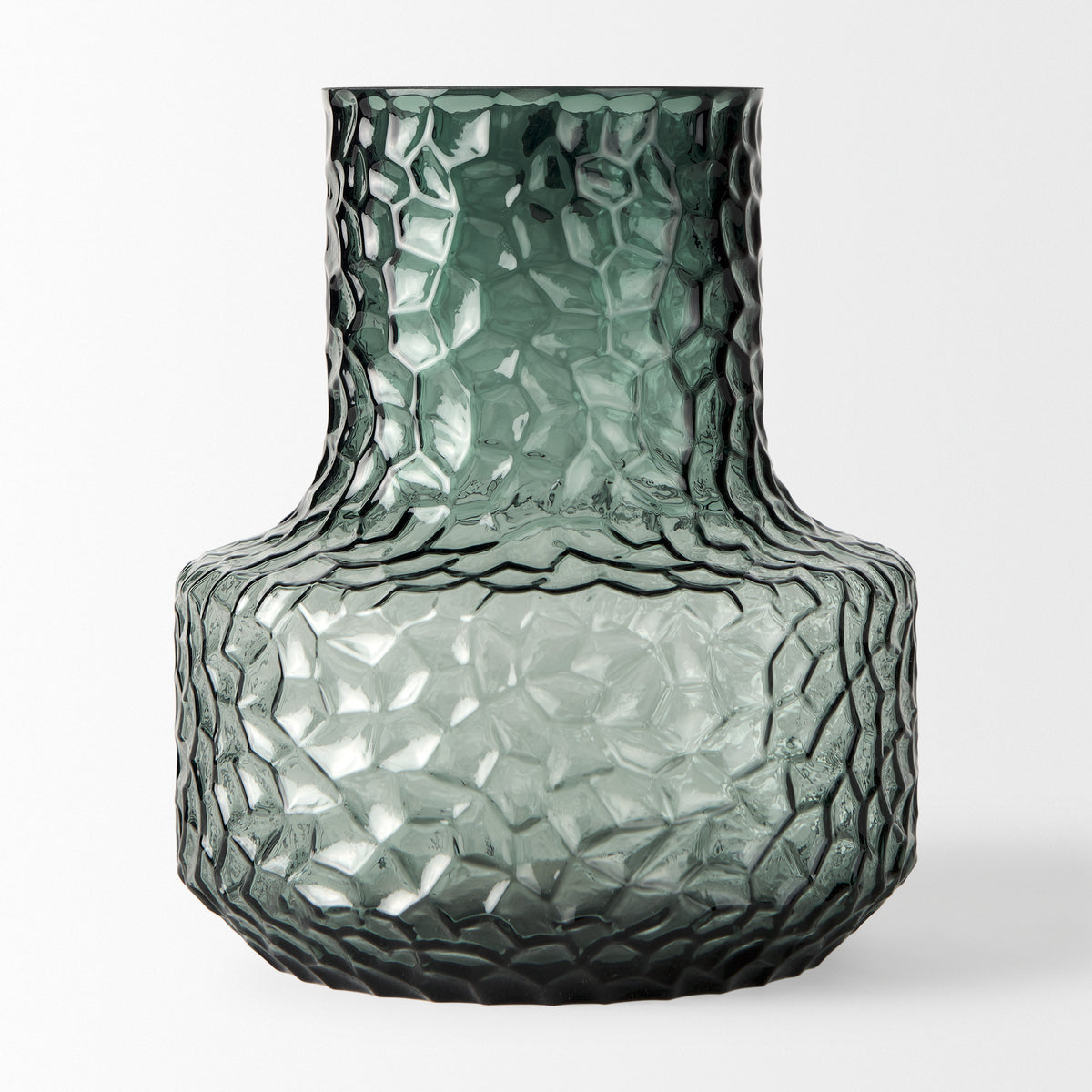 JOLENE SHORT VASE-GREEN