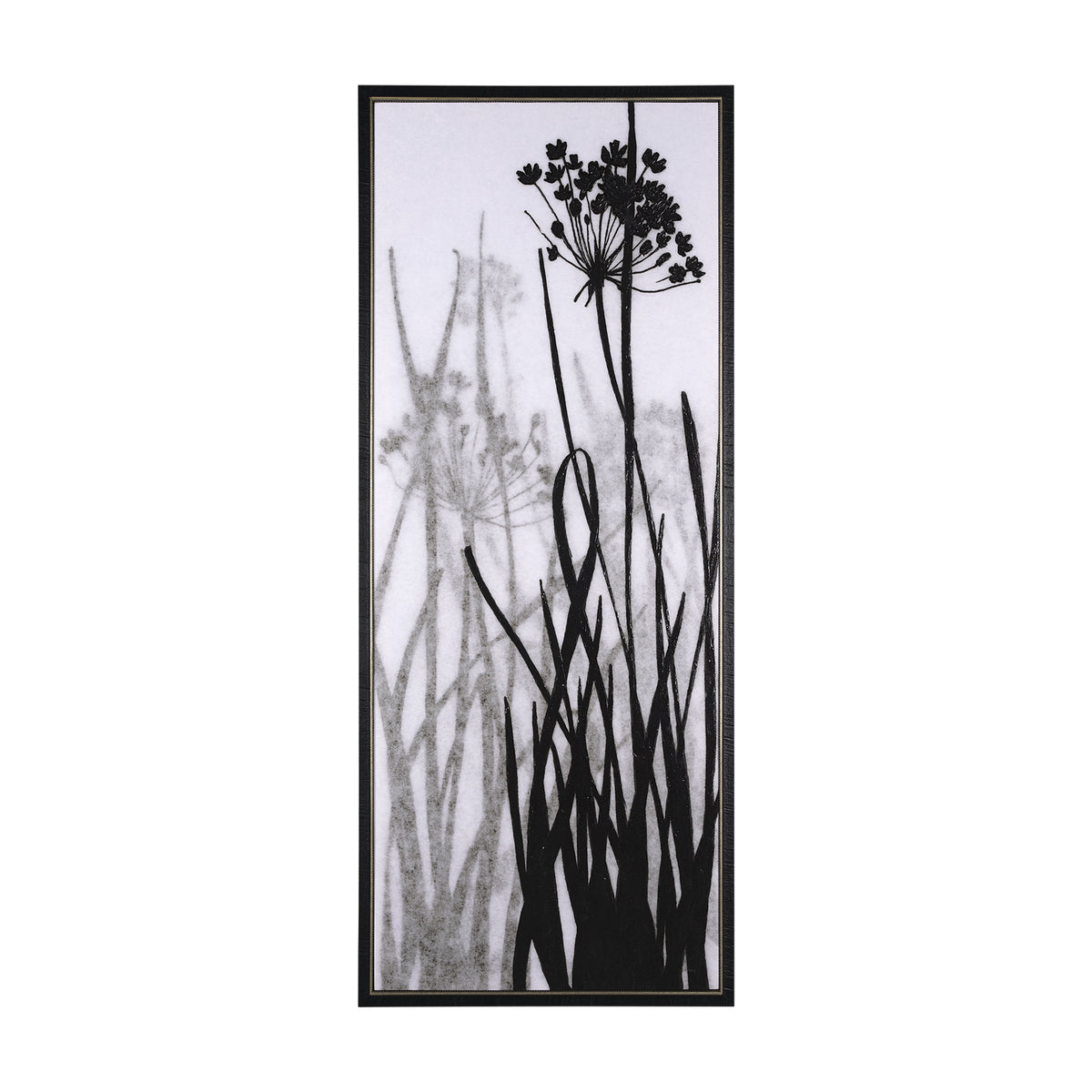 FLORAL SILHOUETTE I ART