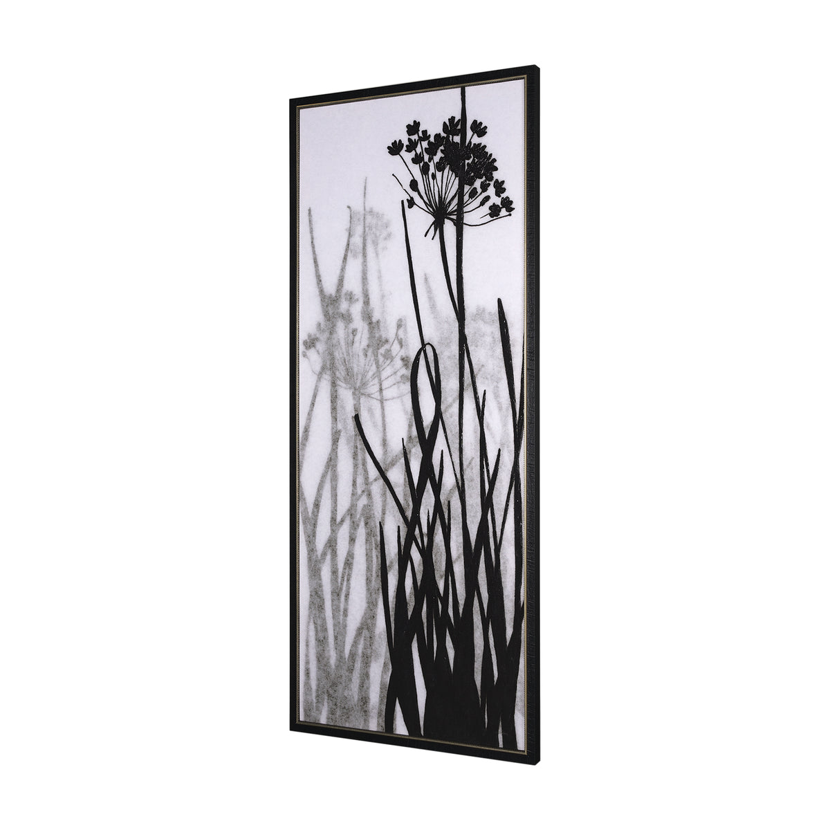FLORAL SILHOUETTE I ART