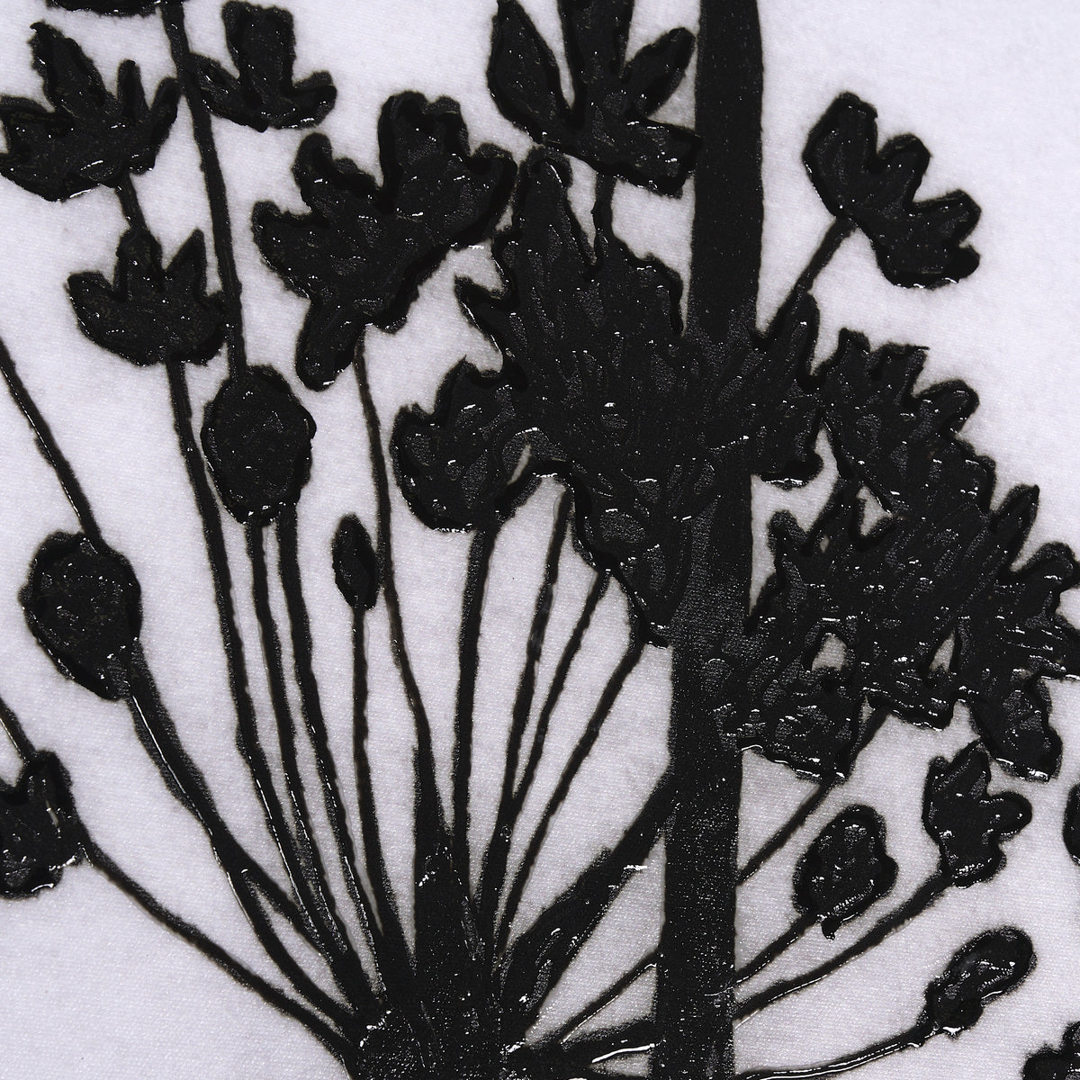 FLORAL SILHOUETTE I ART