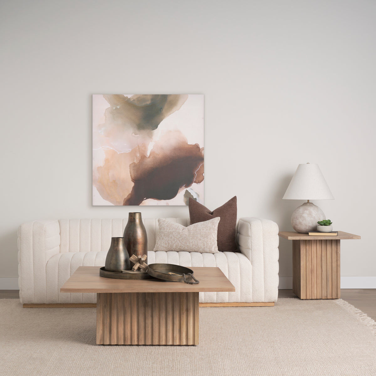 JENNA LIGHT WOOD COFFEE TABLE