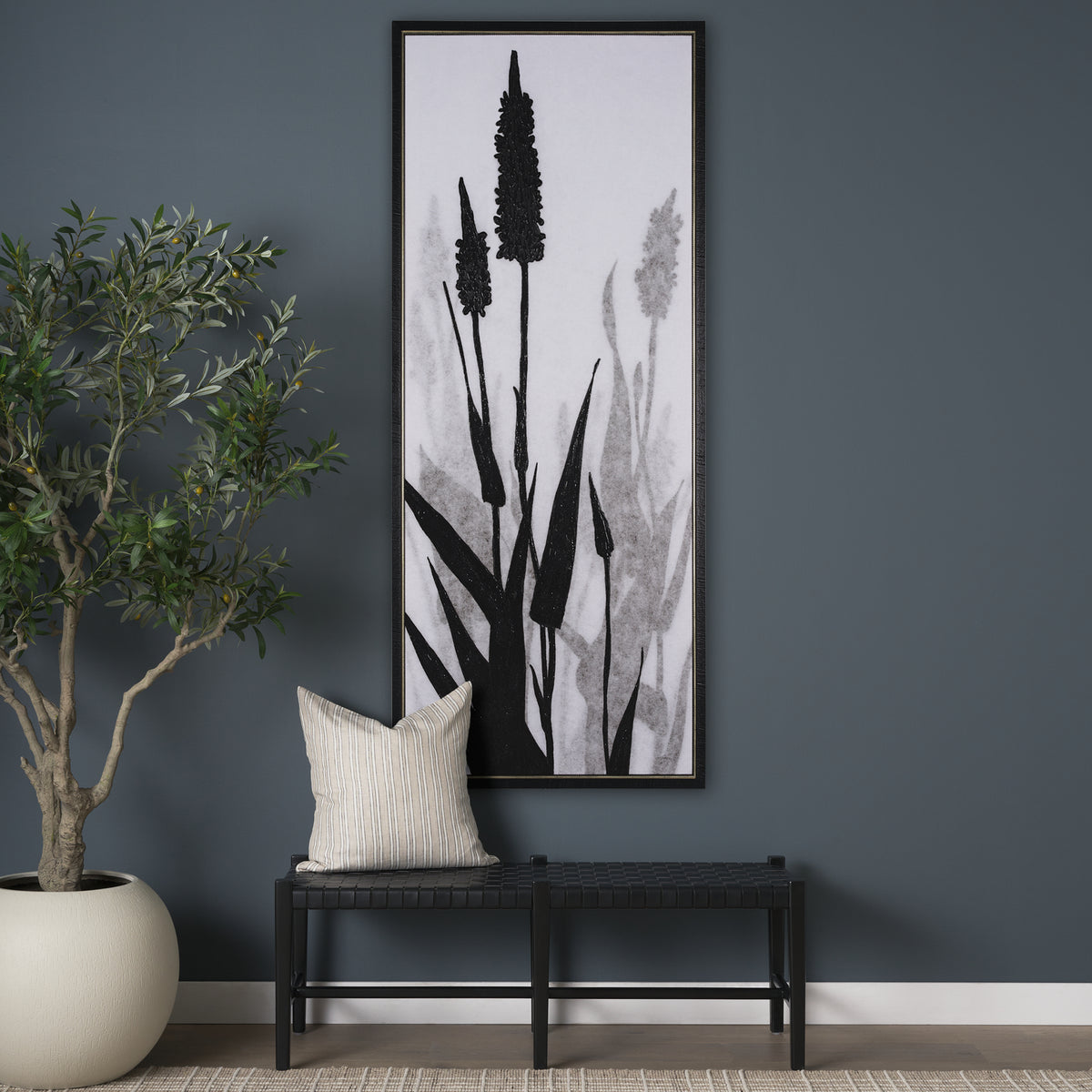 FLORAL SILHOUETTE II ART