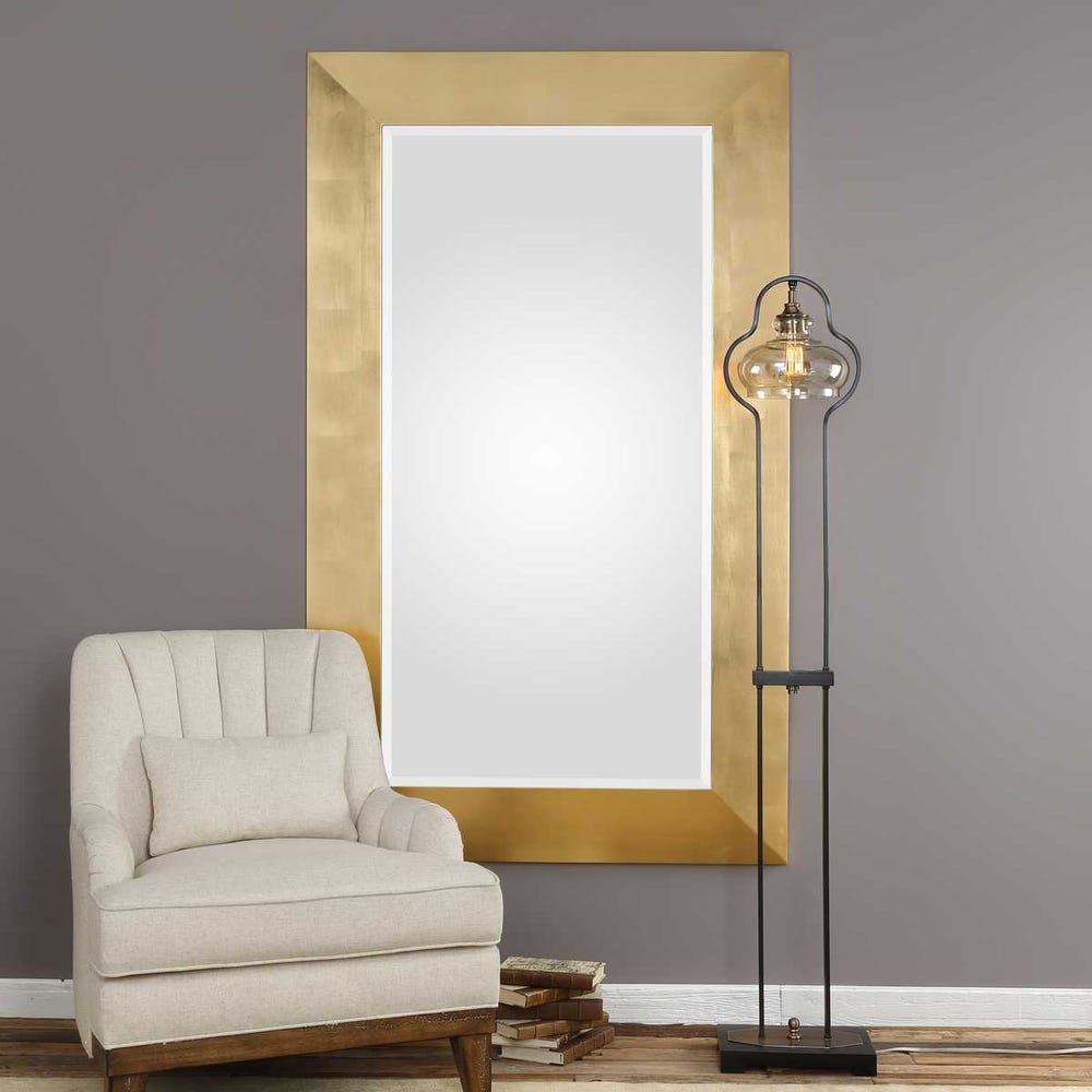 CHANEY GOLD RECTANGLE MIRROR