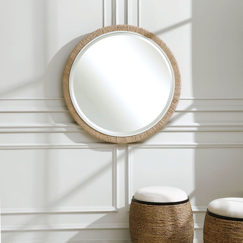 CARBET ROUND MIRROR