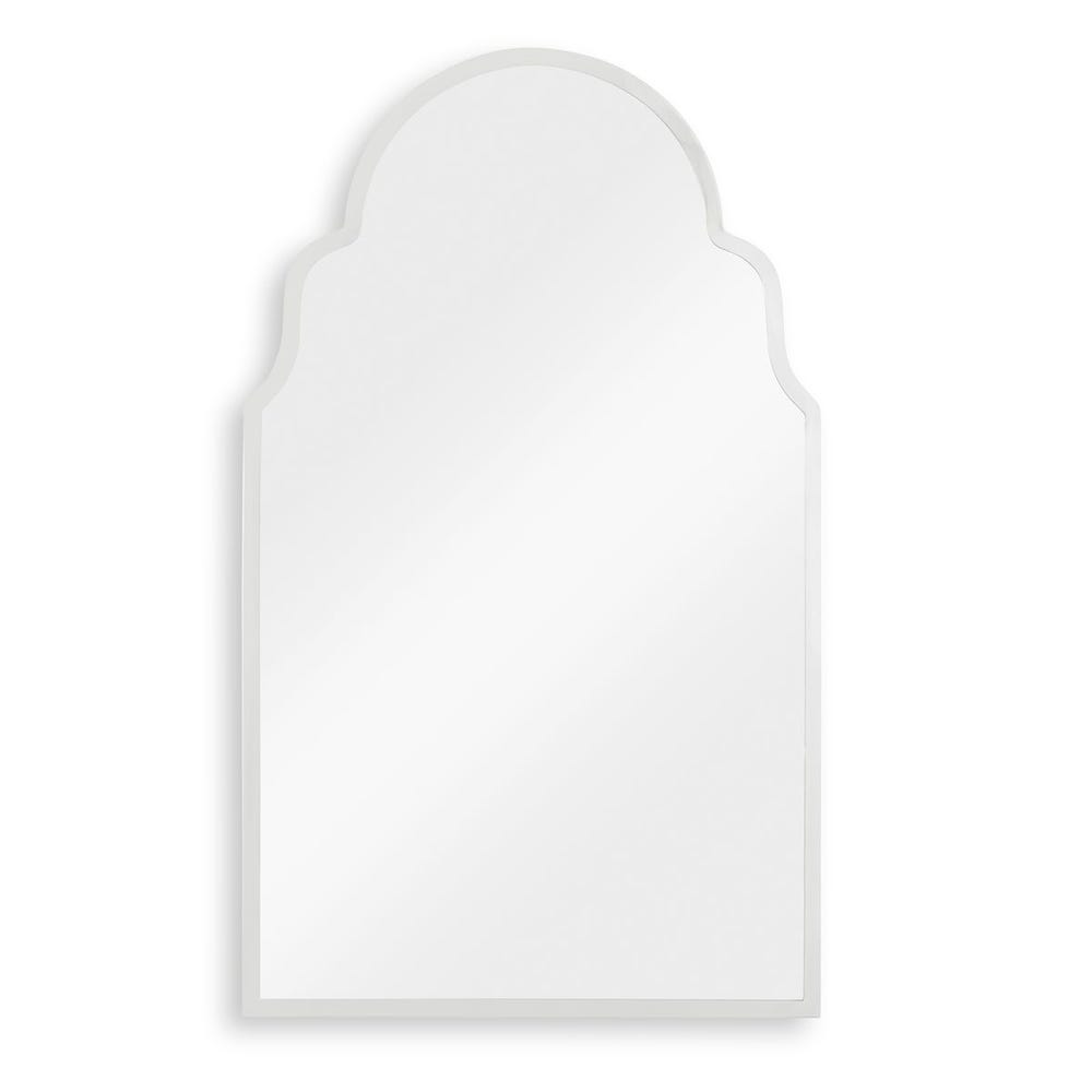ARCHED NICKEL MIRROR