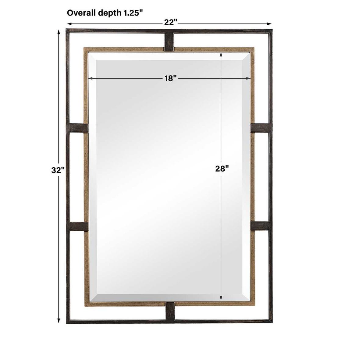 CARRIE RECTANGLE MIRROR