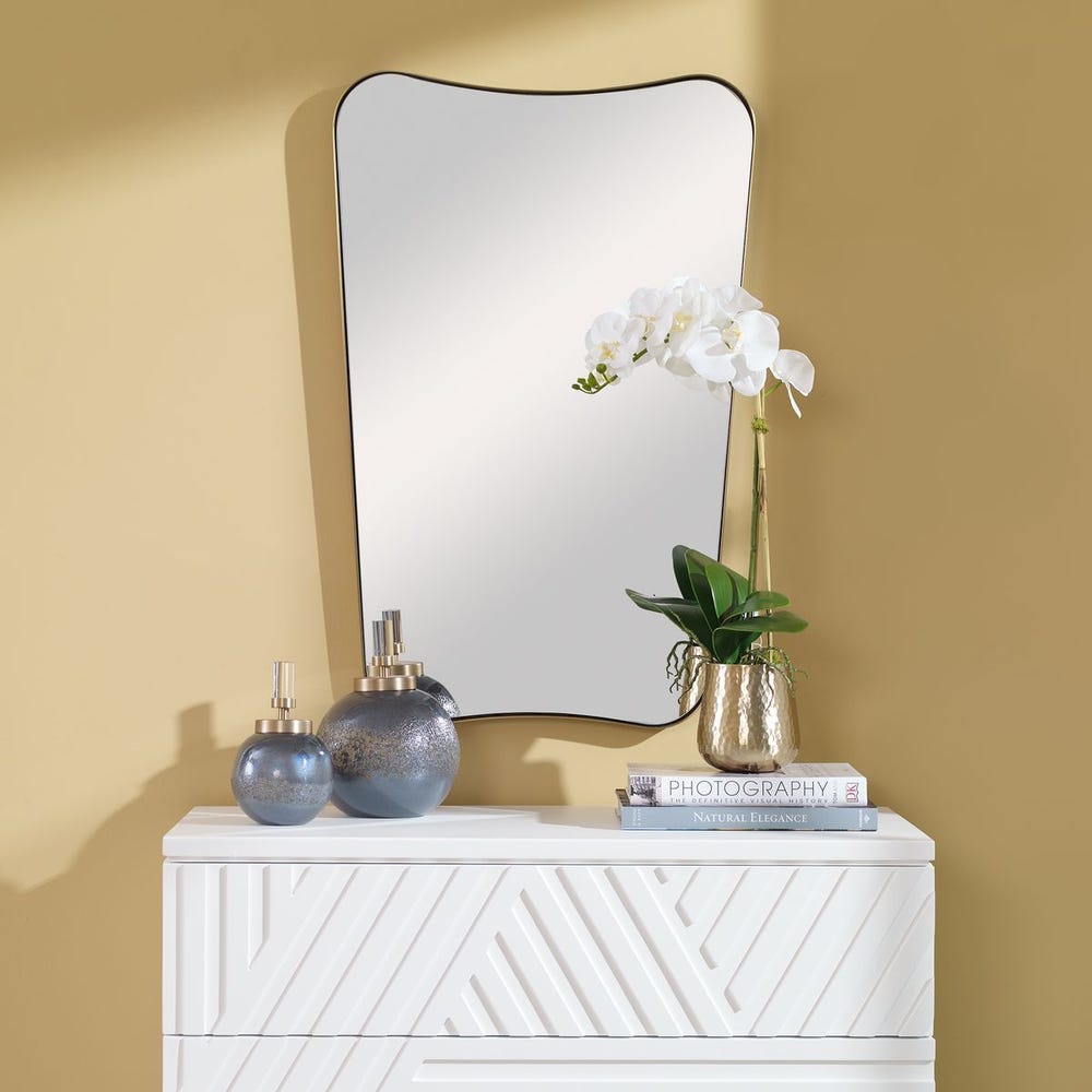 BELEVUE BRASS MIRROR