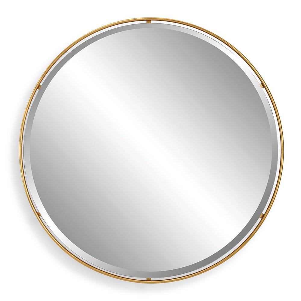 CANILLO ROUND MIRROR-GOLD