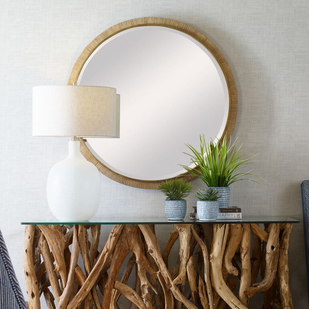 TROPICAL ROUND MIRROR