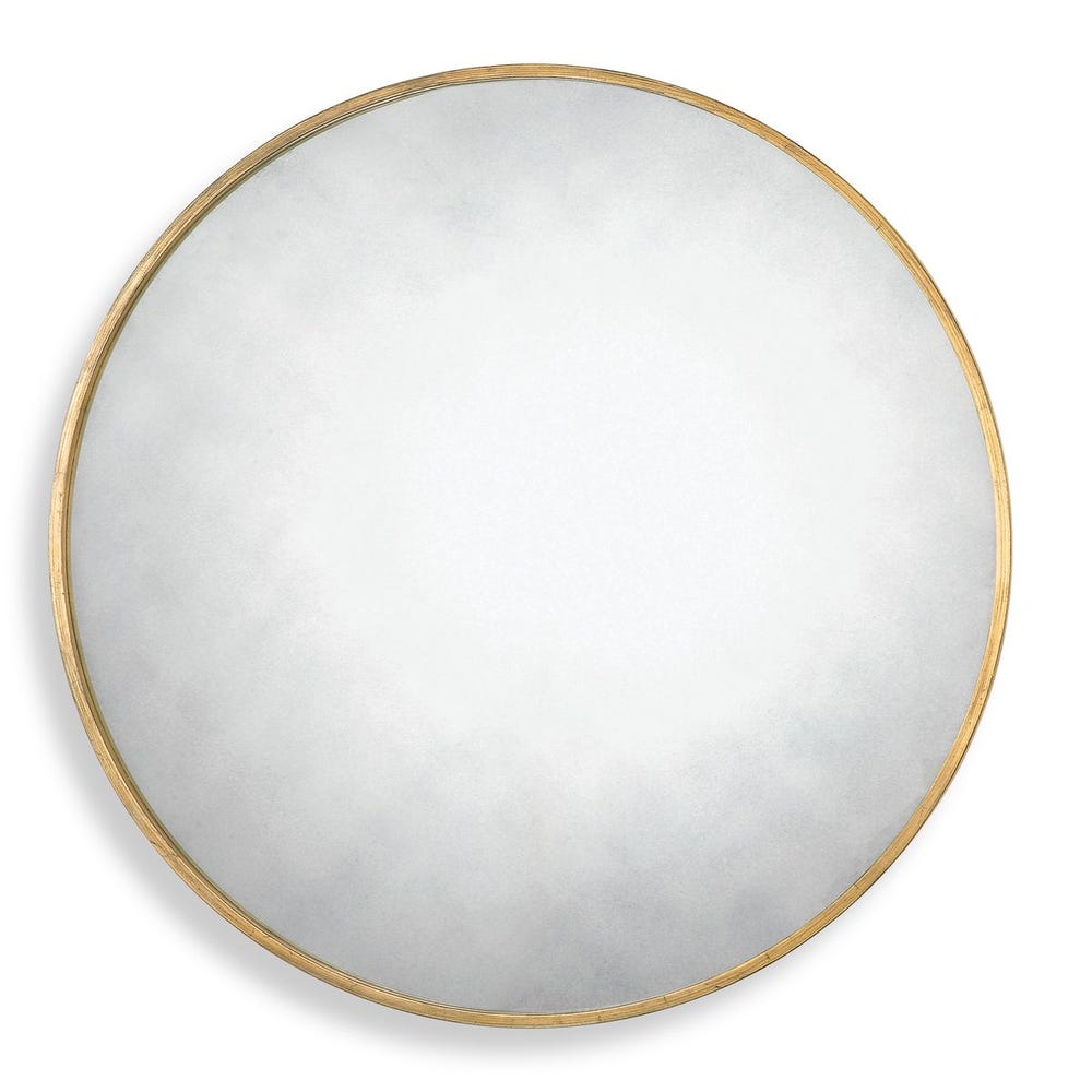JUNEY ANTIQ GOLD ROUND MIRROR
