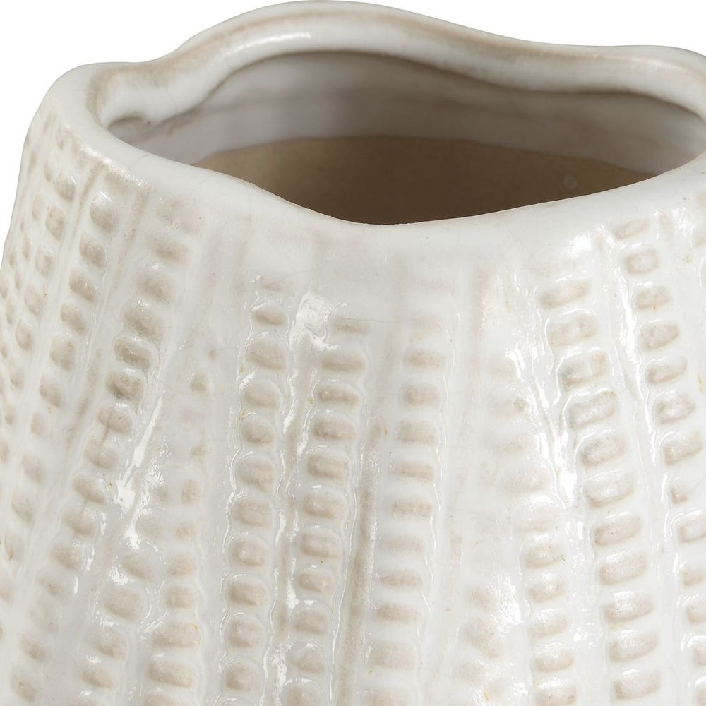RIDGE VASES-SET OF 2