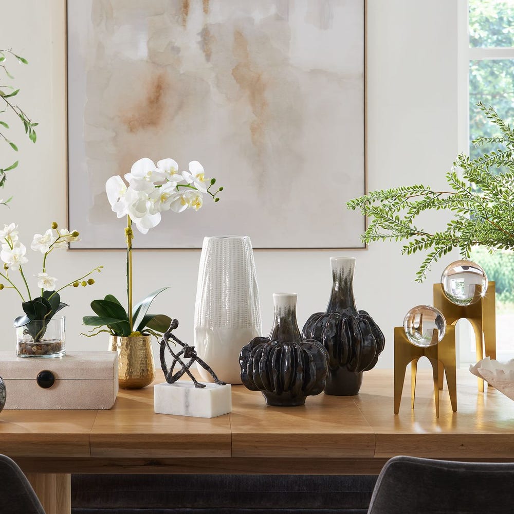 LILIANA BRONZE SPHERES-SET OF 2