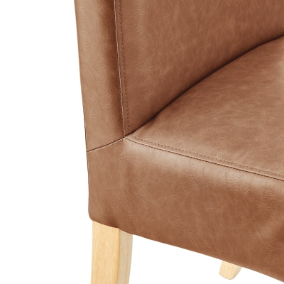 VALERIE FAUX LEATHER DINING CHAIR