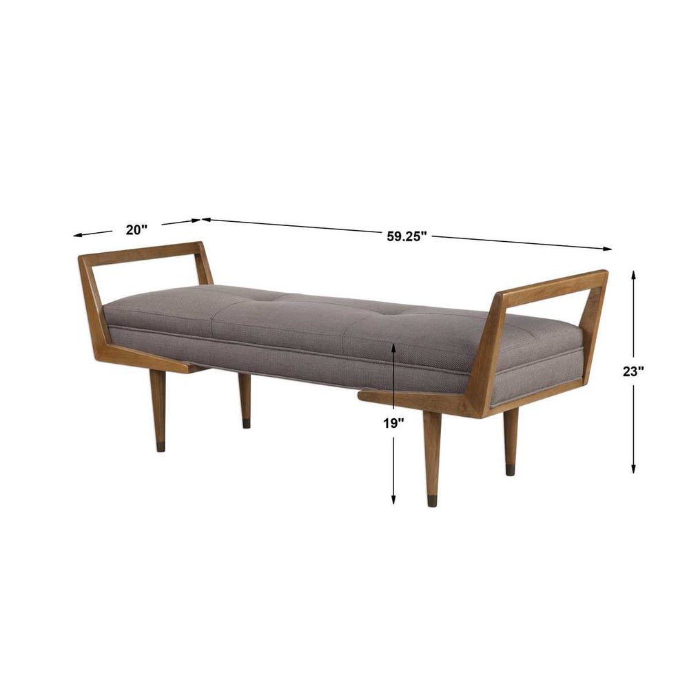JENNINGS BENCH-TAUPE