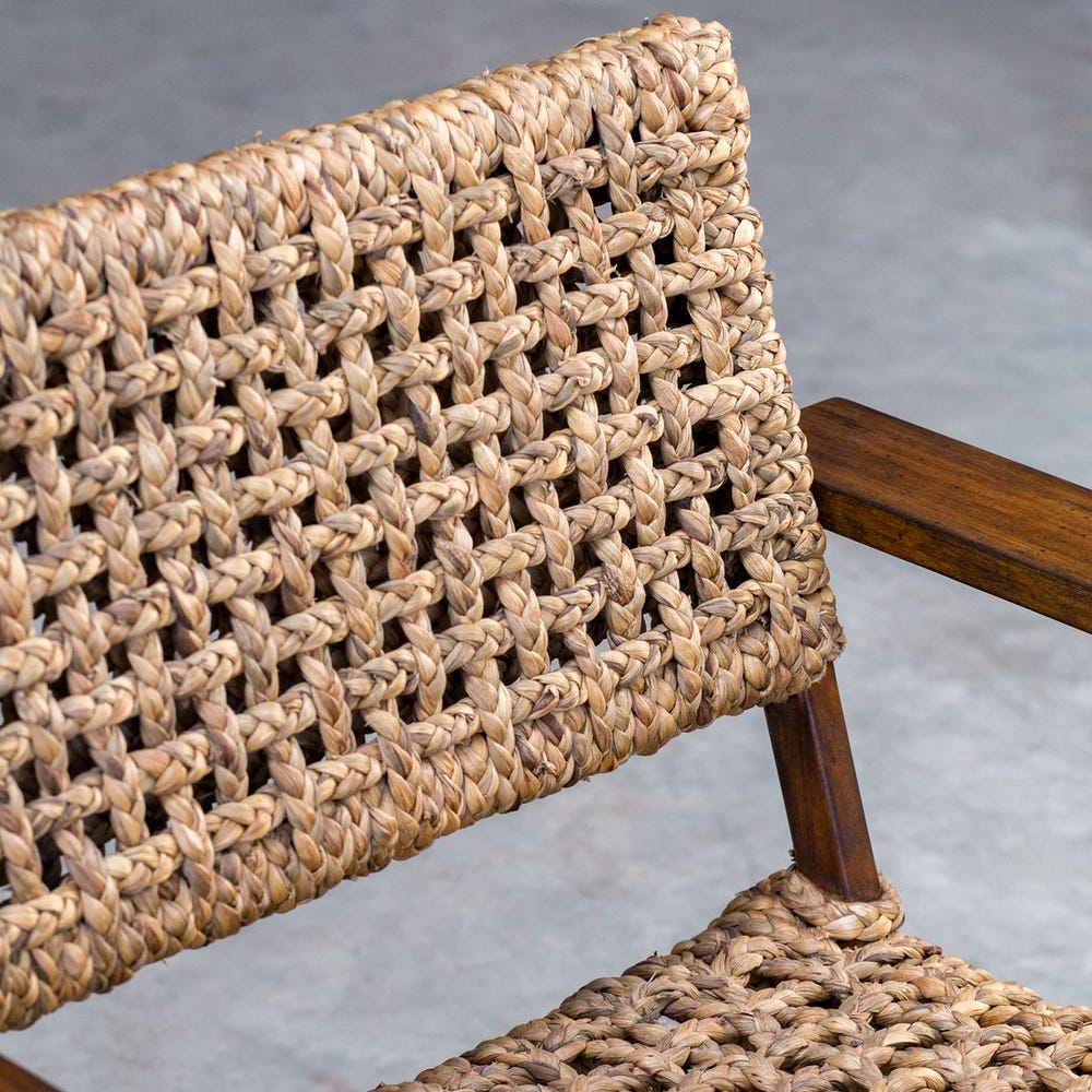 PECAN WOVEN ACCENT CHAIR