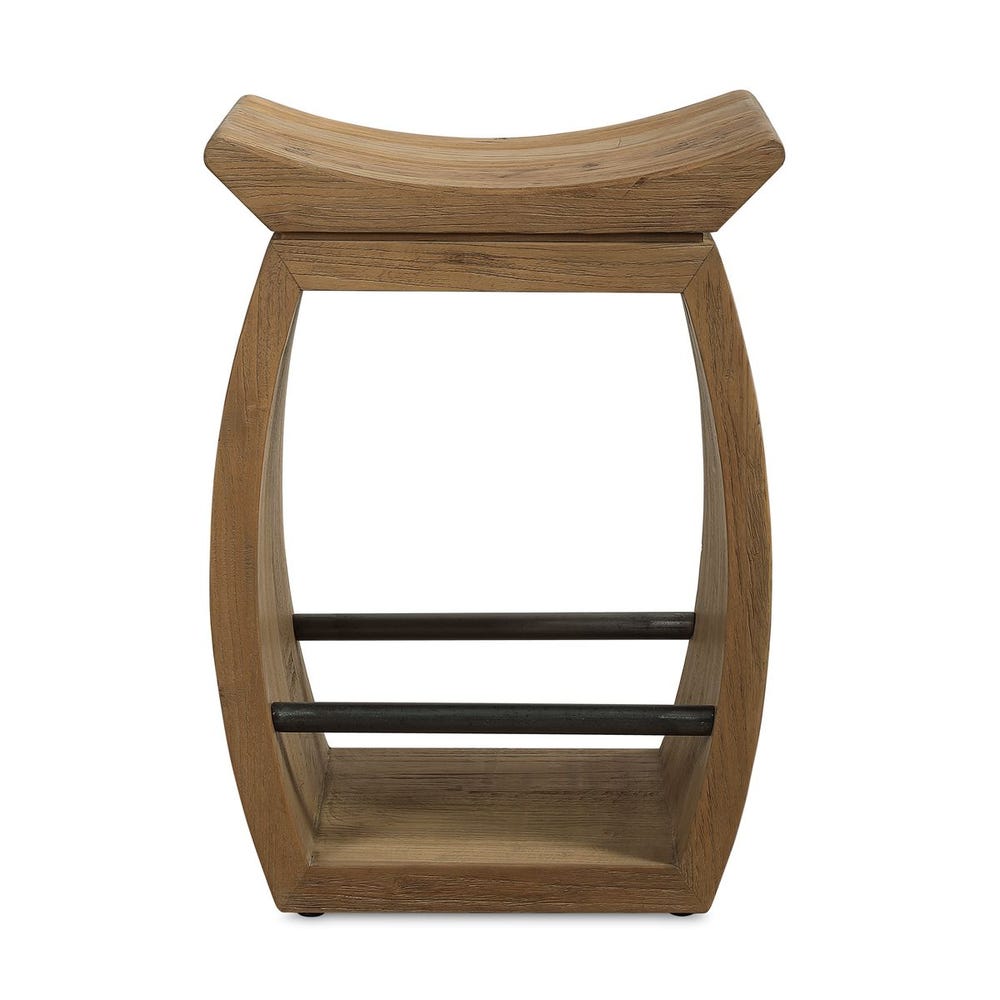 CONNER ELM WOOD COUNTER STOOL