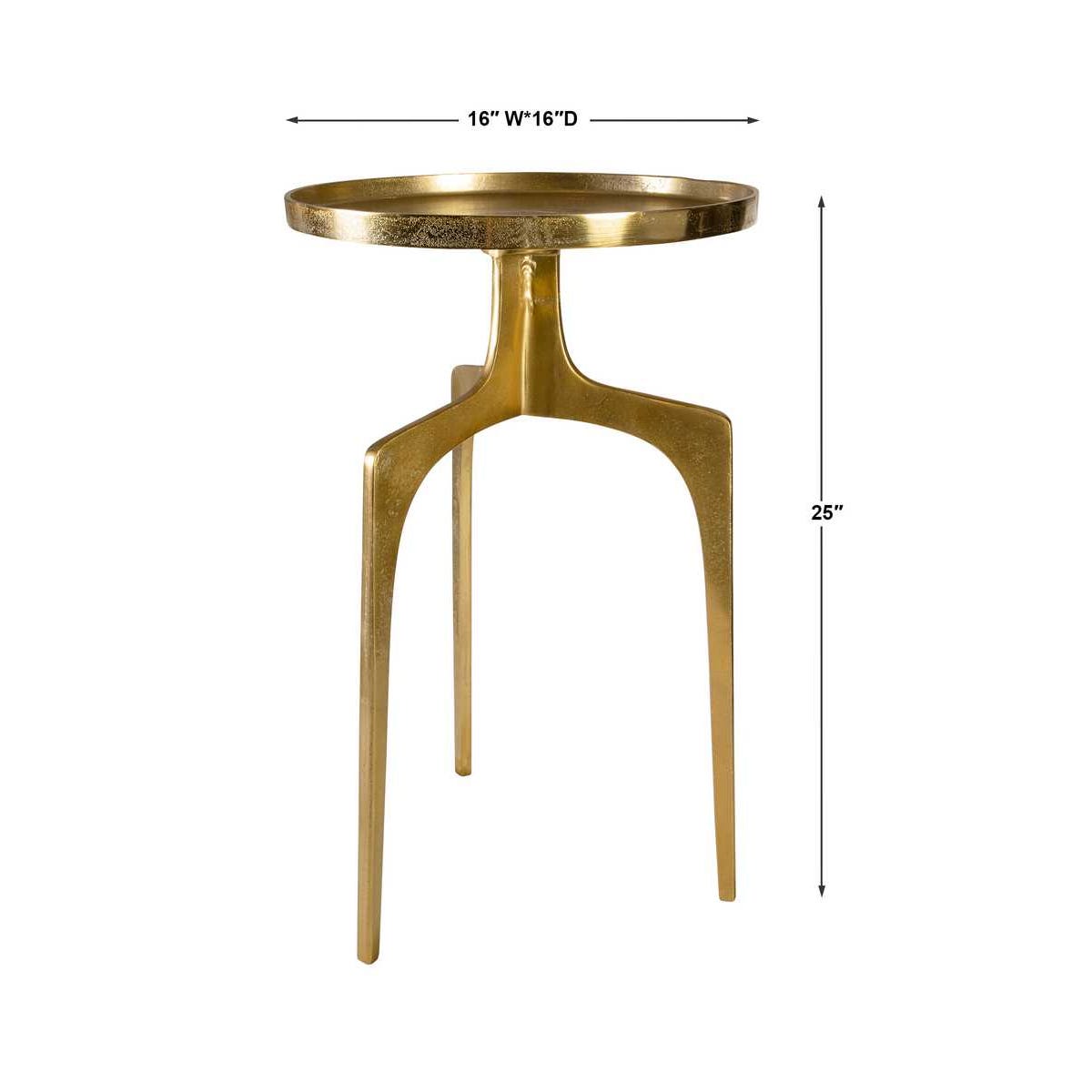 KENNAN GOLD ACCENT TABLE