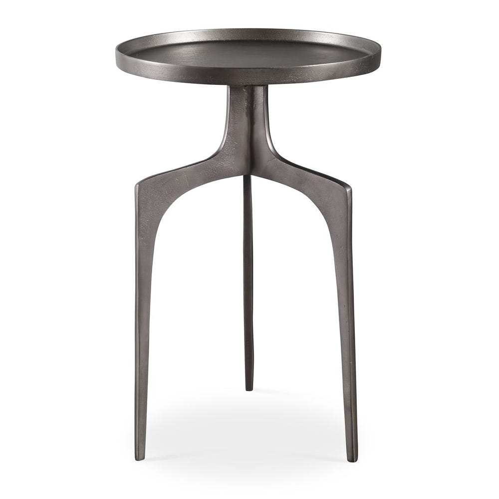 KENNAN NICKEL ACCENT TABLE