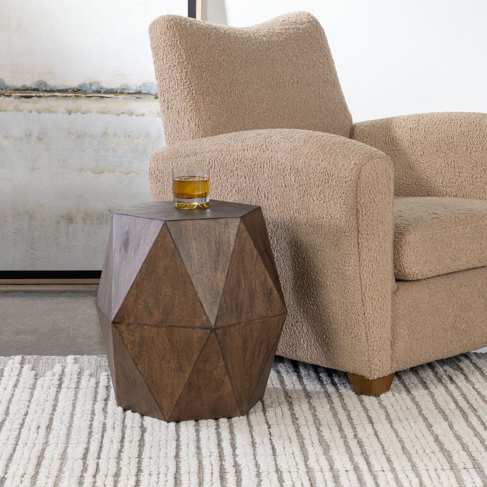 HONEYCOMB ACCENT TABLE