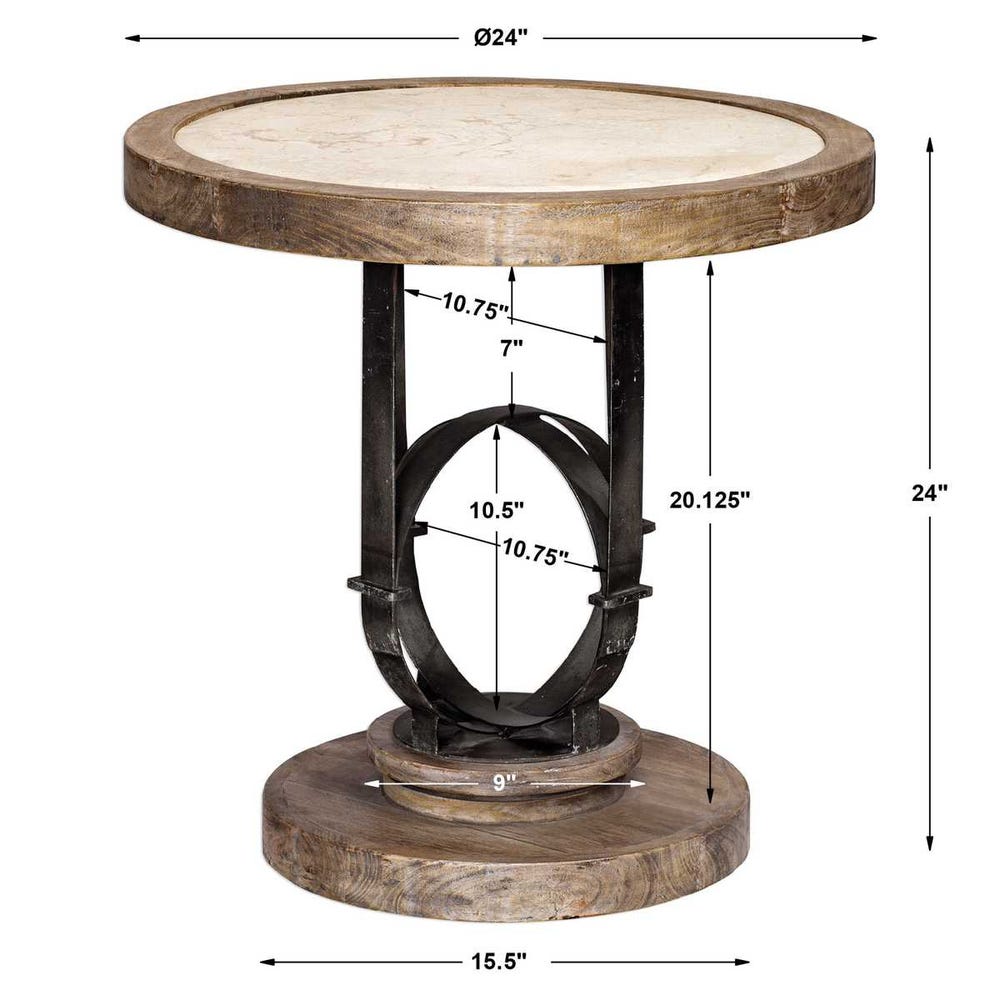 SYDNEY ROUND ACCENT TABLE