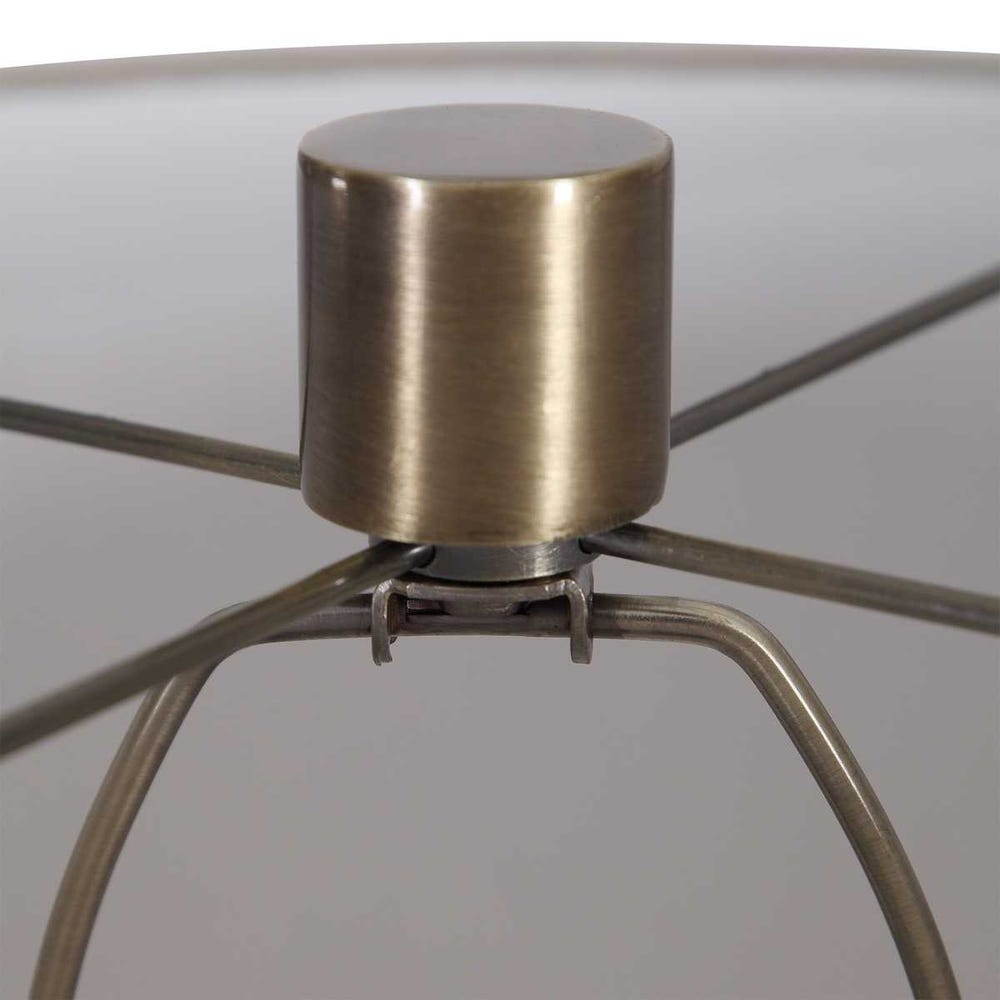 TARIA ANTIQUE BRUSHED BRASS LAMP