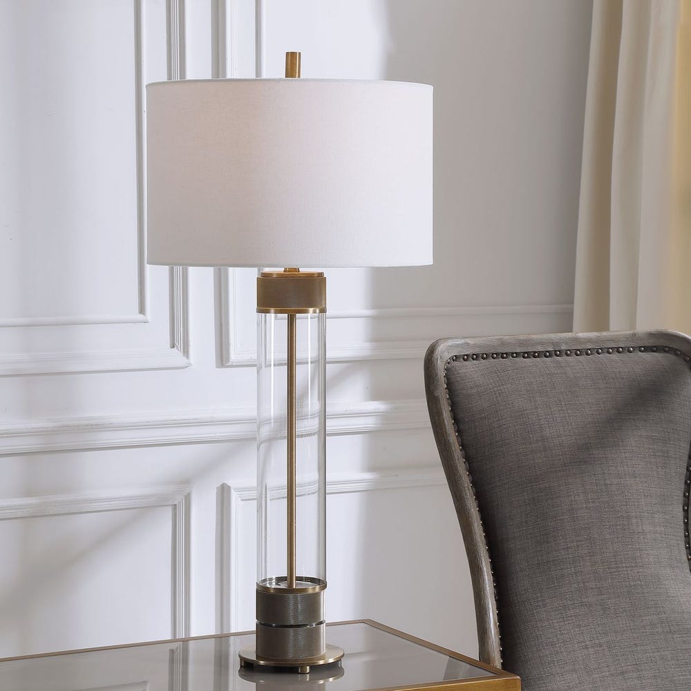 AMBER TABLE LAMP