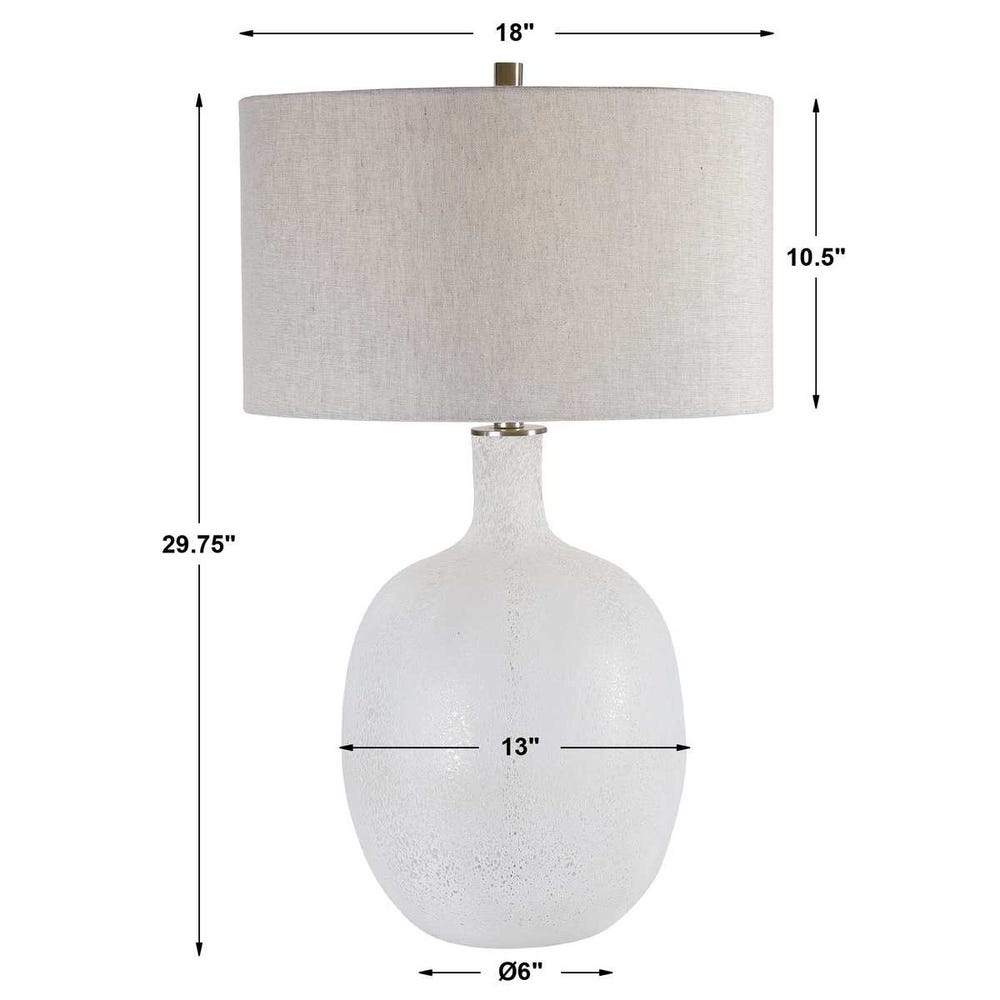 WHITE ELEGANT TABLE LAMP