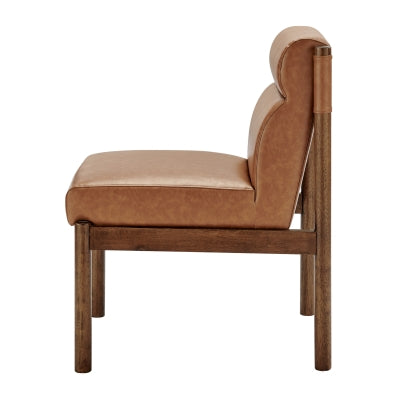 MILA LEATHER DINING CHAIR