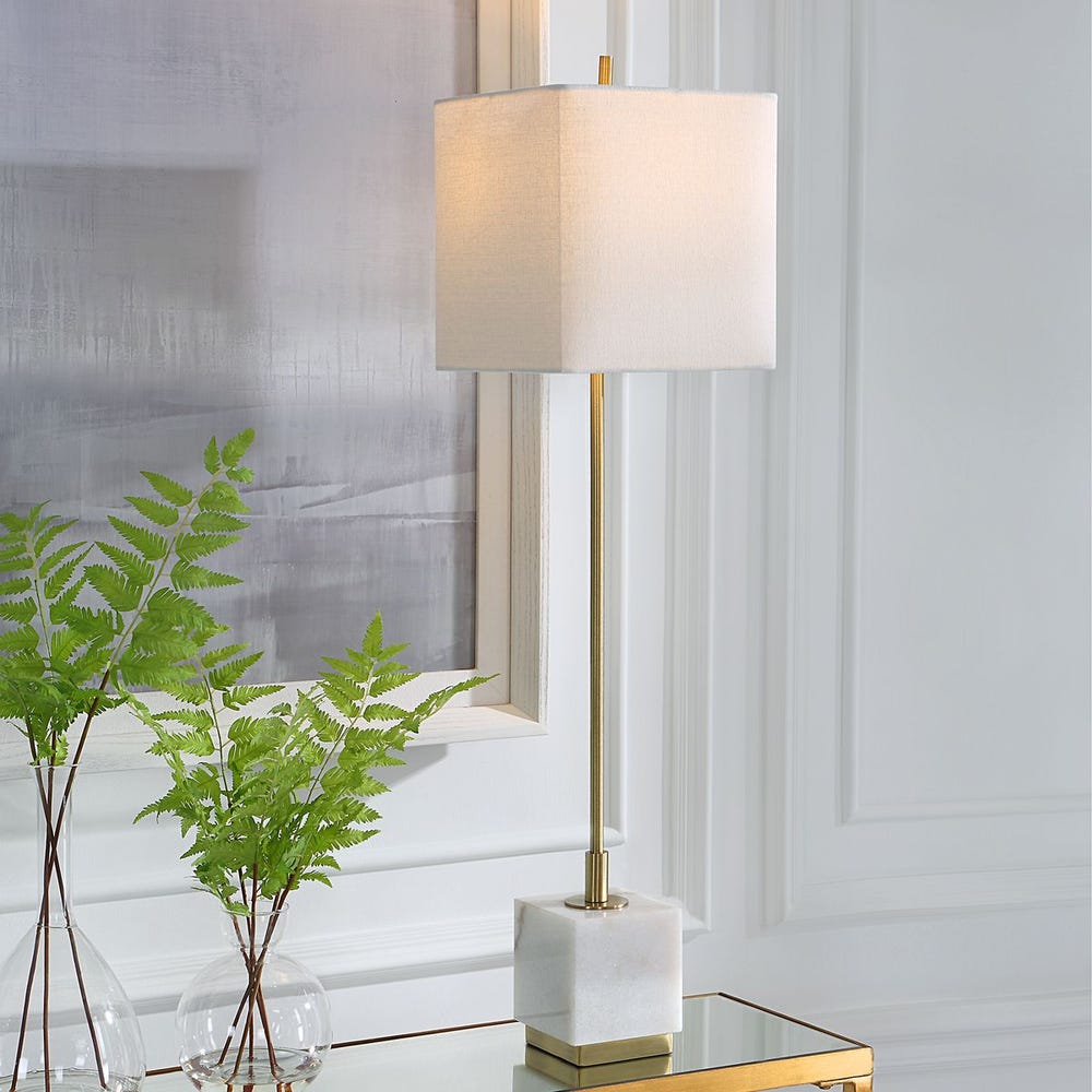 BRASS BUFFET LAMP