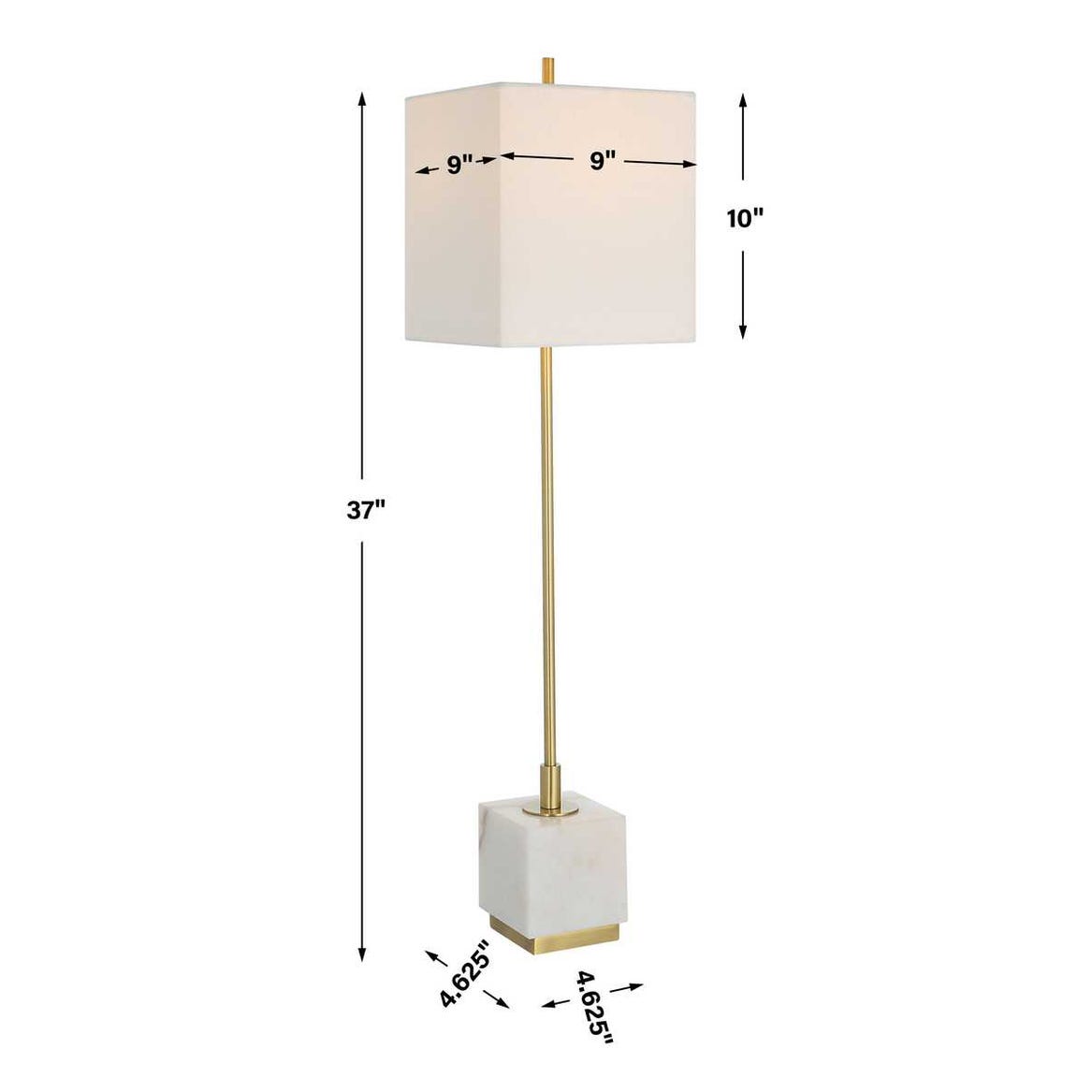 BRASS BUFFET LAMP