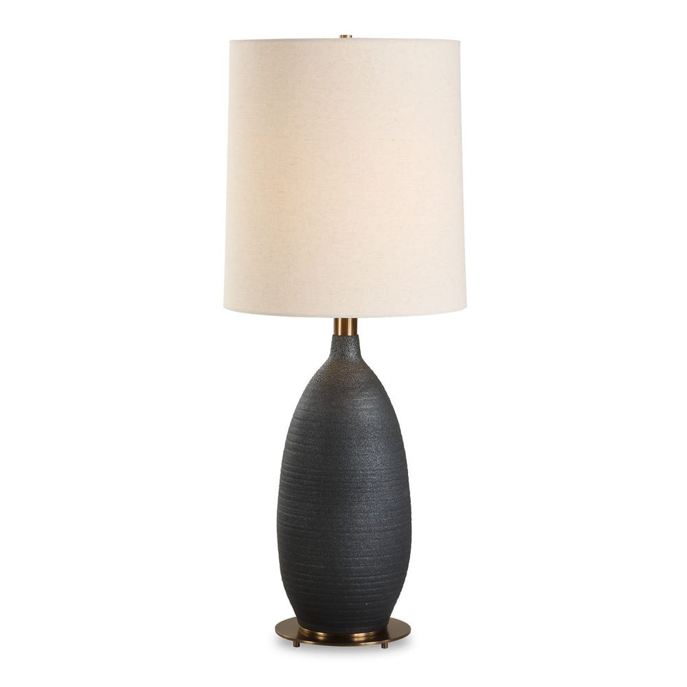 BLACK BOWER TABLE LAMP