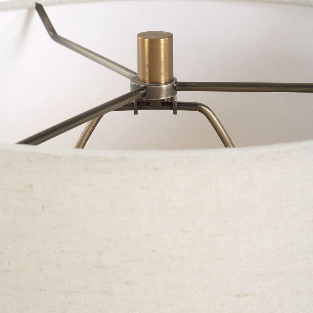 BLACK BOWER TABLE LAMP