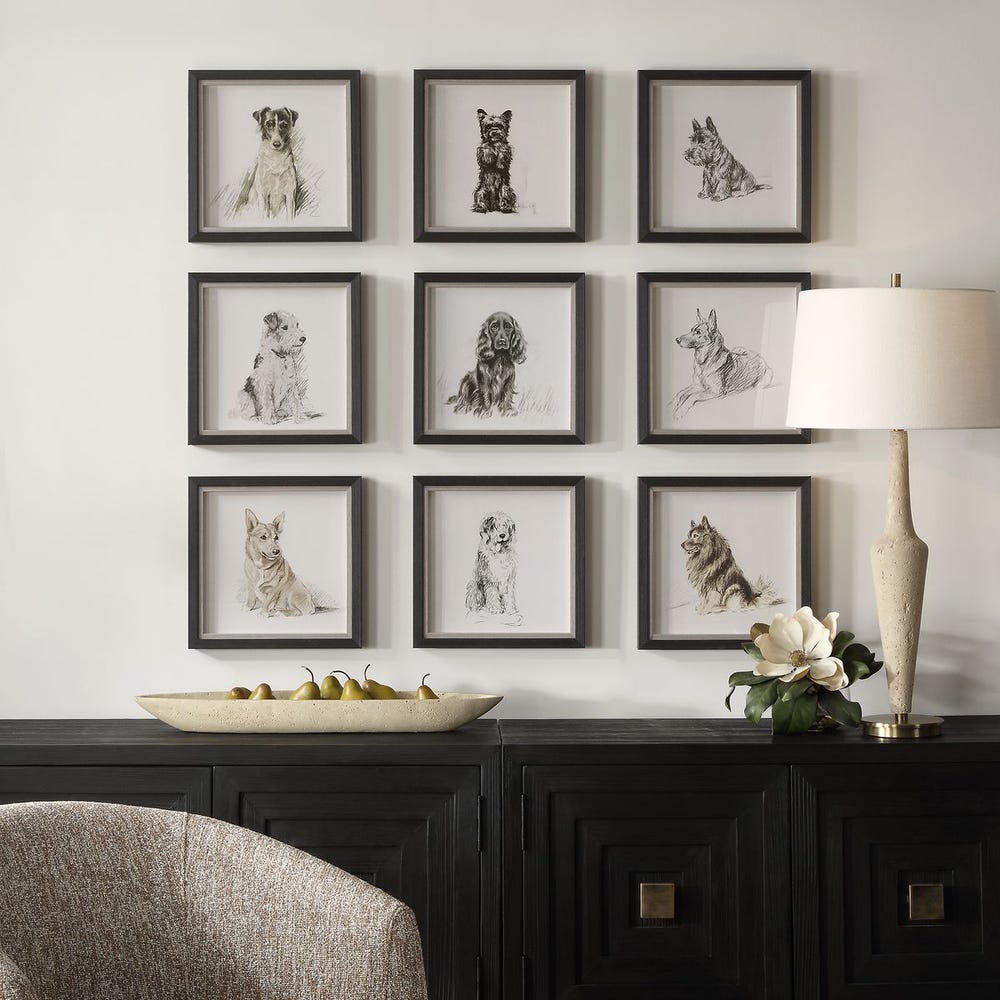 BEST FRIEND FRAMED ART-SET OF 9