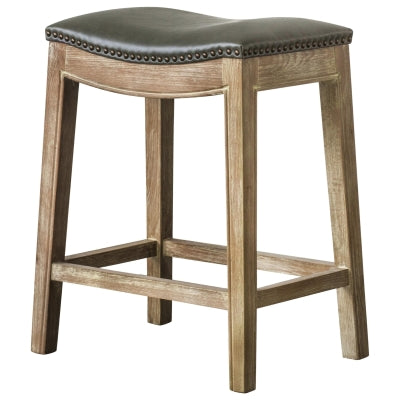 VINTAGE GREY COUNTER STOOL