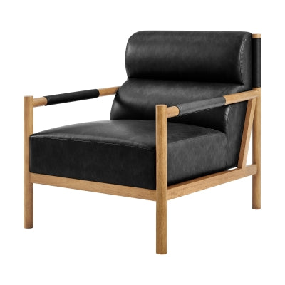 OLIVER BLACK ACCENT CHAIR
