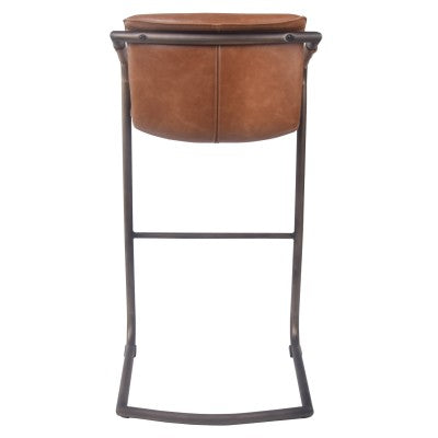 INDY CIGAR BROWN BAR STOOL