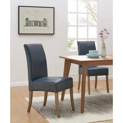 VALENCIA SIDE CHAIR-VNTG BLUE