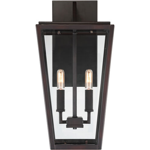 MILTON 2-LIGHT LANTERN BRONZE