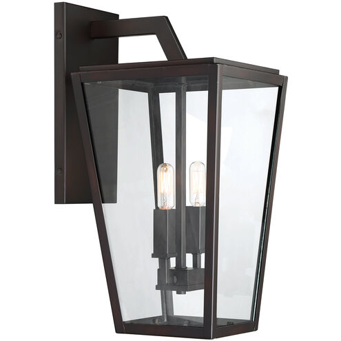 MILTON 2-LIGHT LANTERN BRONZE