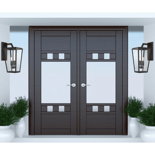 MILTON 2-LIGHT LANTERN BRONZE