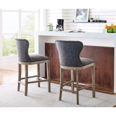 DORSEY COUNTER STOOL CHARCOAL-EGAN