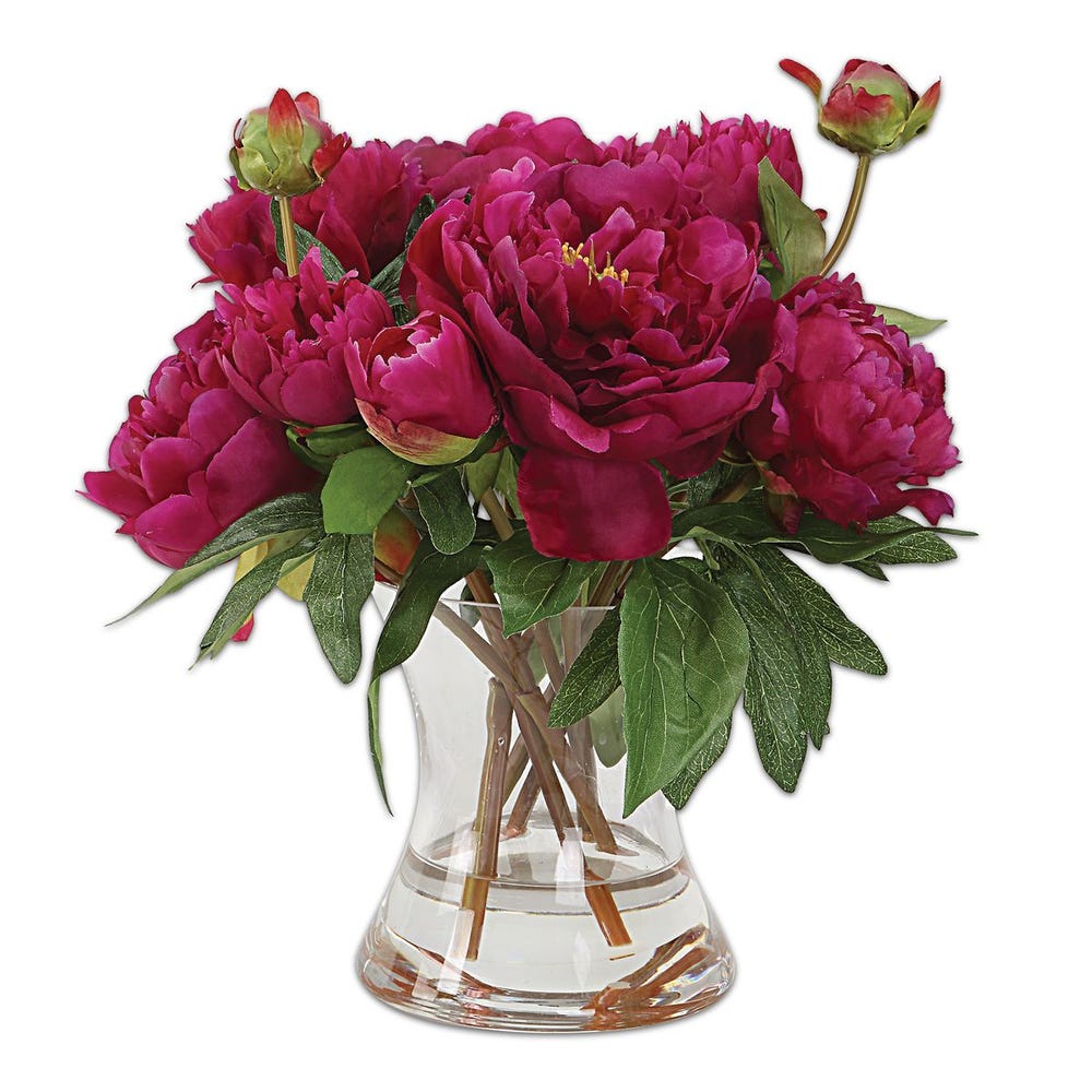 PRIMA FUCHSIA PEONY BOUQUET