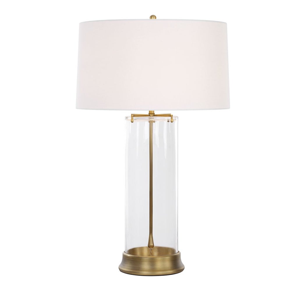 CLEAR GLASS VIEW 33" LAMP