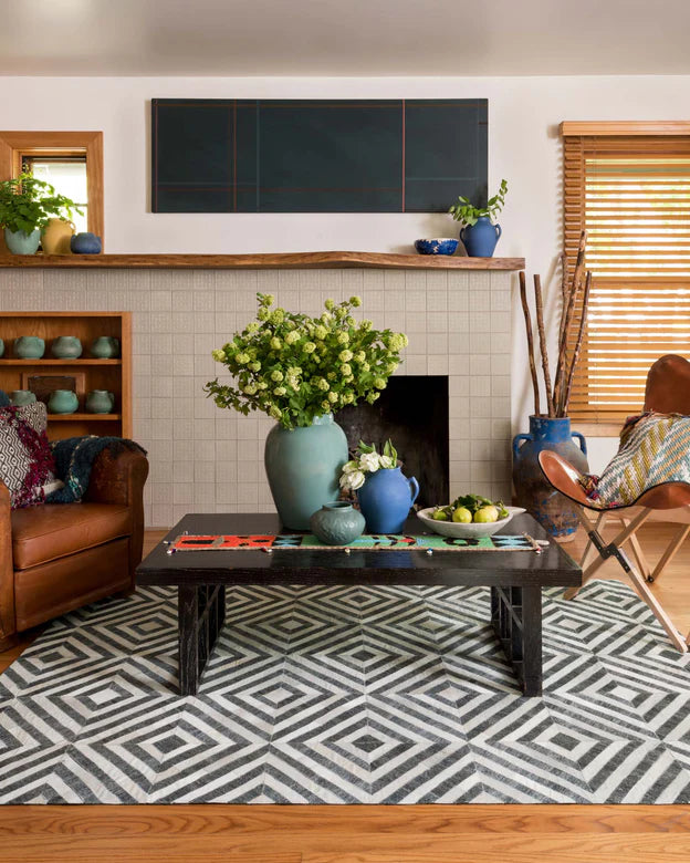 DORADO CHARCOAL IVORY RUG 8X10