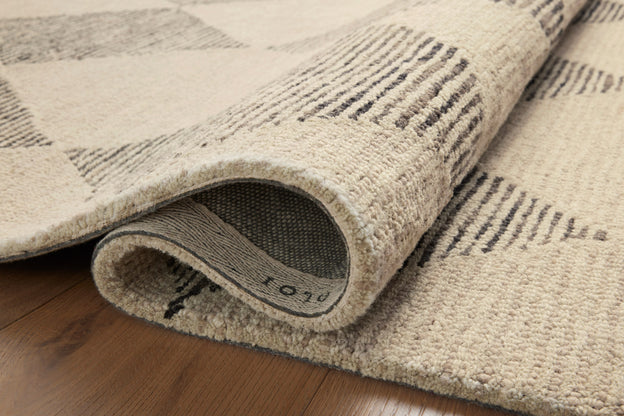 FRANCIS BEIGE/CHARCOAL 9X12 RUG