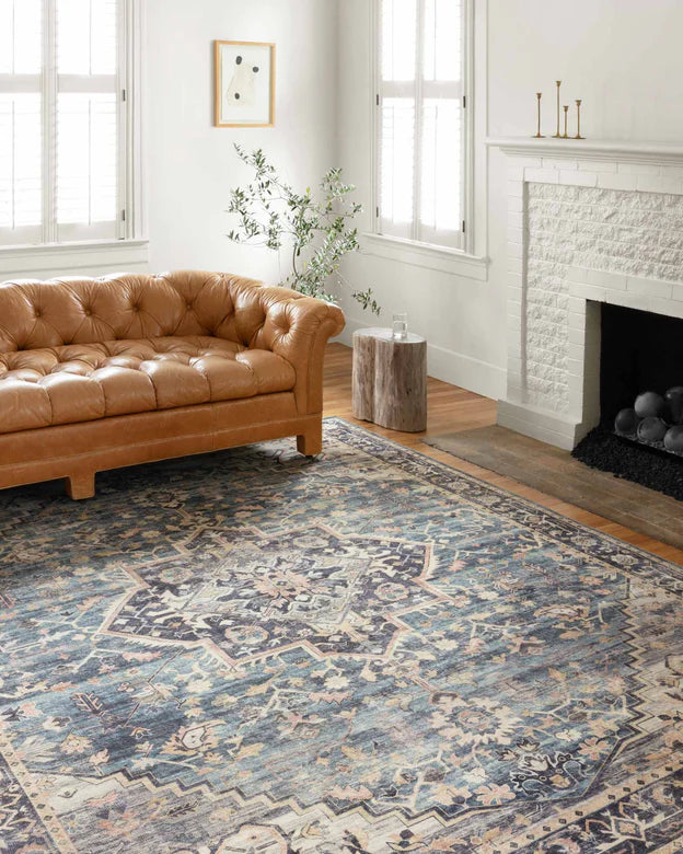 HATHAWAY NAVY/MULTI 9X12 RUG