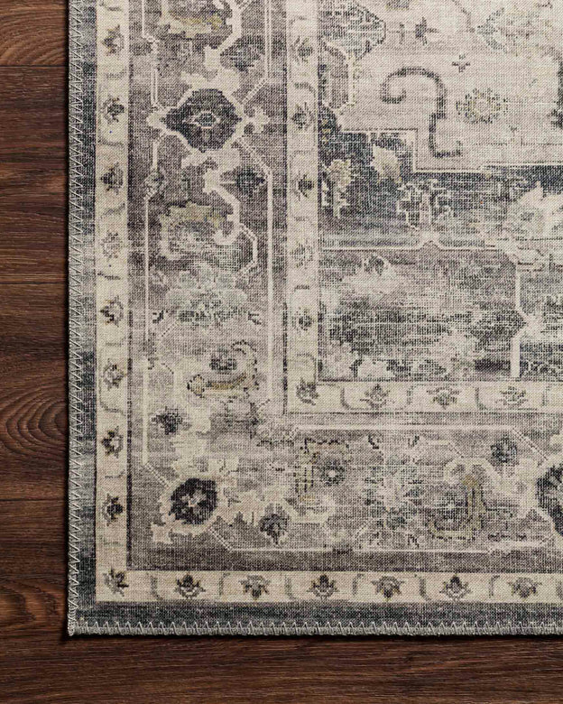 HATHAWAY STEEL/IVORY 5X8 RUG