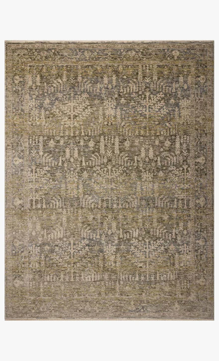 MAGNOLIA JUNIE MOSS/NATURAL RUG-5X8'